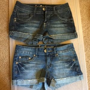 Wallflower Jean Shorts Size 3 - 2pairs
